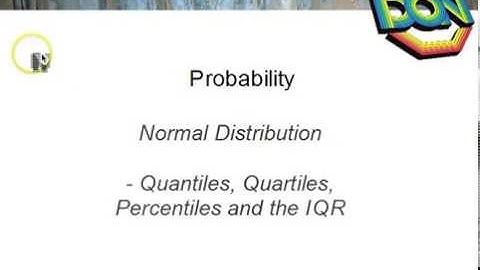 Normal Distribution  - Quantiles