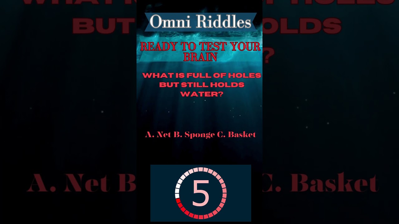 🧐 Can You Solve This Riddle in 30 Seconds? 