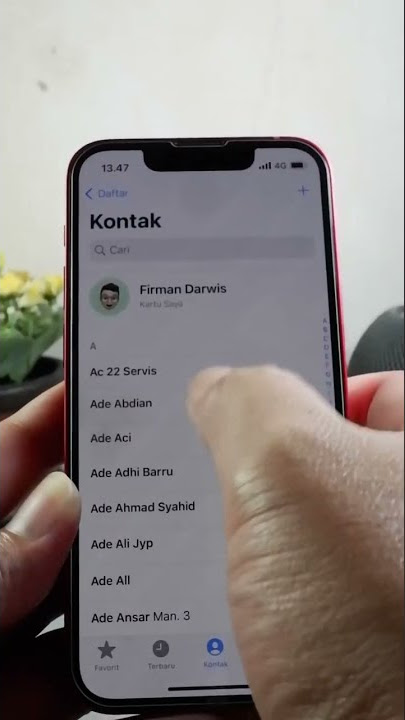 Cara Hapus Duplikat Kontak iOS 16 #shorts