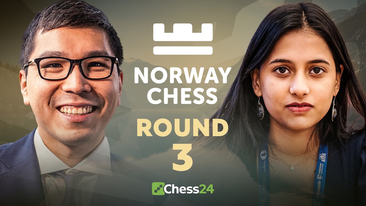 Norway Chess 2026: Magnus v. Pragg, Alireza v. Gukesh & Divya v. Bibisara Headline Rd 3
