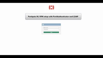 Fortigate SSL VPN setup with FortiAuthenticator and AD authentication