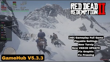 Red Dead Redemption 2 PC Game Play on Android | GameHub Emulator V5.3.3 | 30Fps best settings
