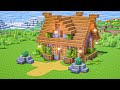 Minecraft Tutorial – Easy Survival Wooden House Build 4K