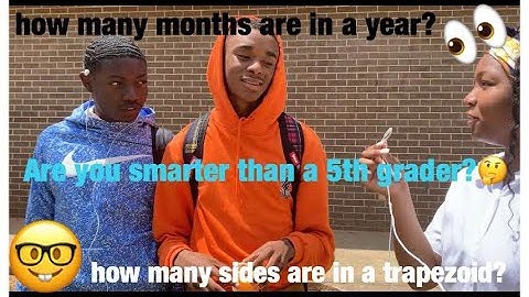 Public Interview!! ARE YOU SMARTER THAN A 5TH GRADER?!?