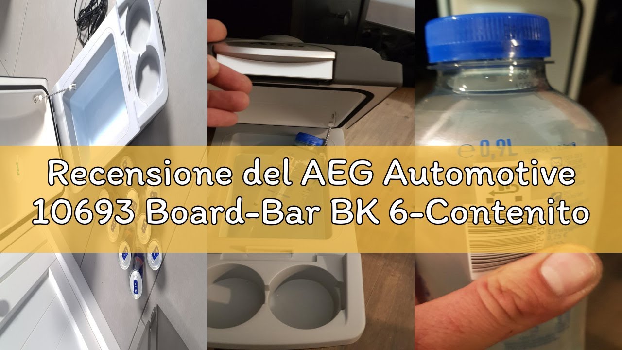 Frigo Termoelettrico AEG Bordbar BK6 – 6 Litri, Raffredda E Riscalda | Per Auto, Campeggio E Picnic