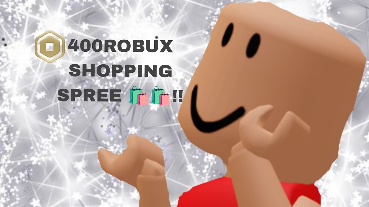 400 ROBUX SHOPPING SPREE 🛍️!! *GOT IT FROM MY FAN EVA! * - YouTube