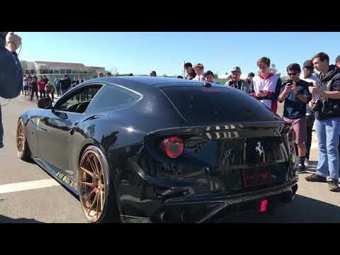 Ferrari FF burnout!!