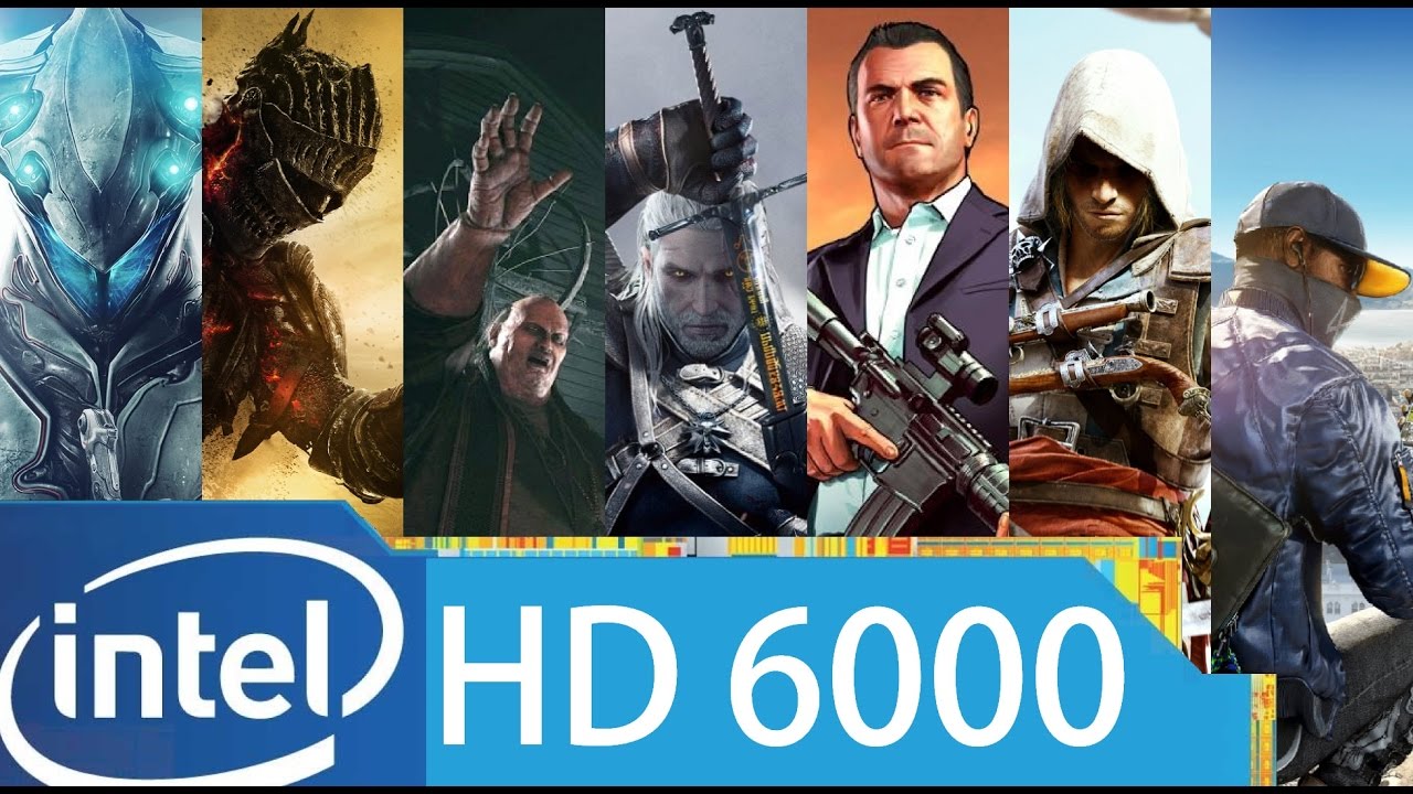 Intel HD Graphics 6000 Gaming - YouTube