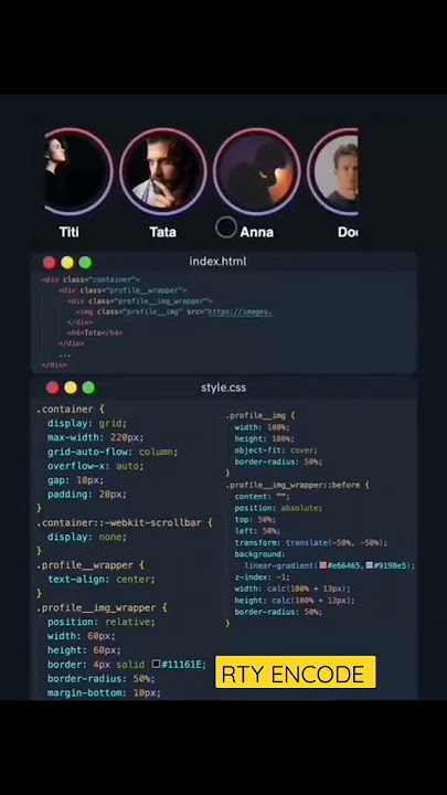 Story Circle Crousul Instagram using html css #instagram #slideshow