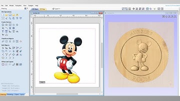 How to turn a 2D picture into a 3D model for a CNC Machine. Basic 3D modeling on Vectric Aspire