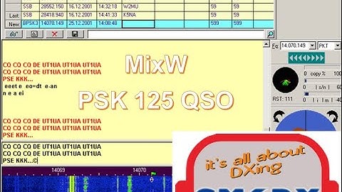 MixW PSK 125 QSO