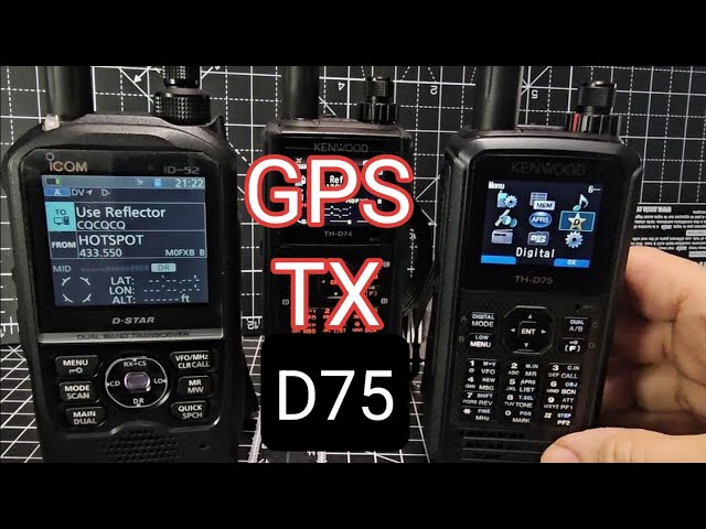 KENWOOD D75 Transmit GPS Dstar /APRS Location & MORE tips