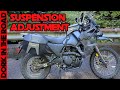 How to Adjust The Suspension on the 2022 Kawasaki KLR 650: How to Set Rear Shock Rebound and Preload