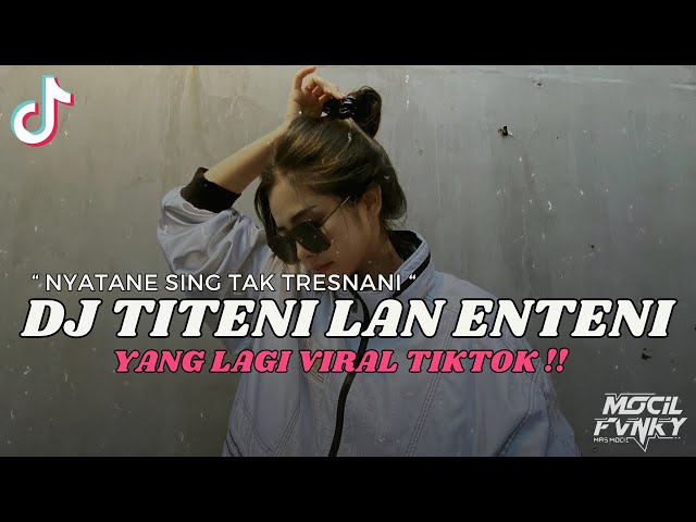 DJ NYATANE SING TAK TRESNANI || DJ TITENI LAN ENTENI VIRAL TIKTOK TERBARU 2023 class=
