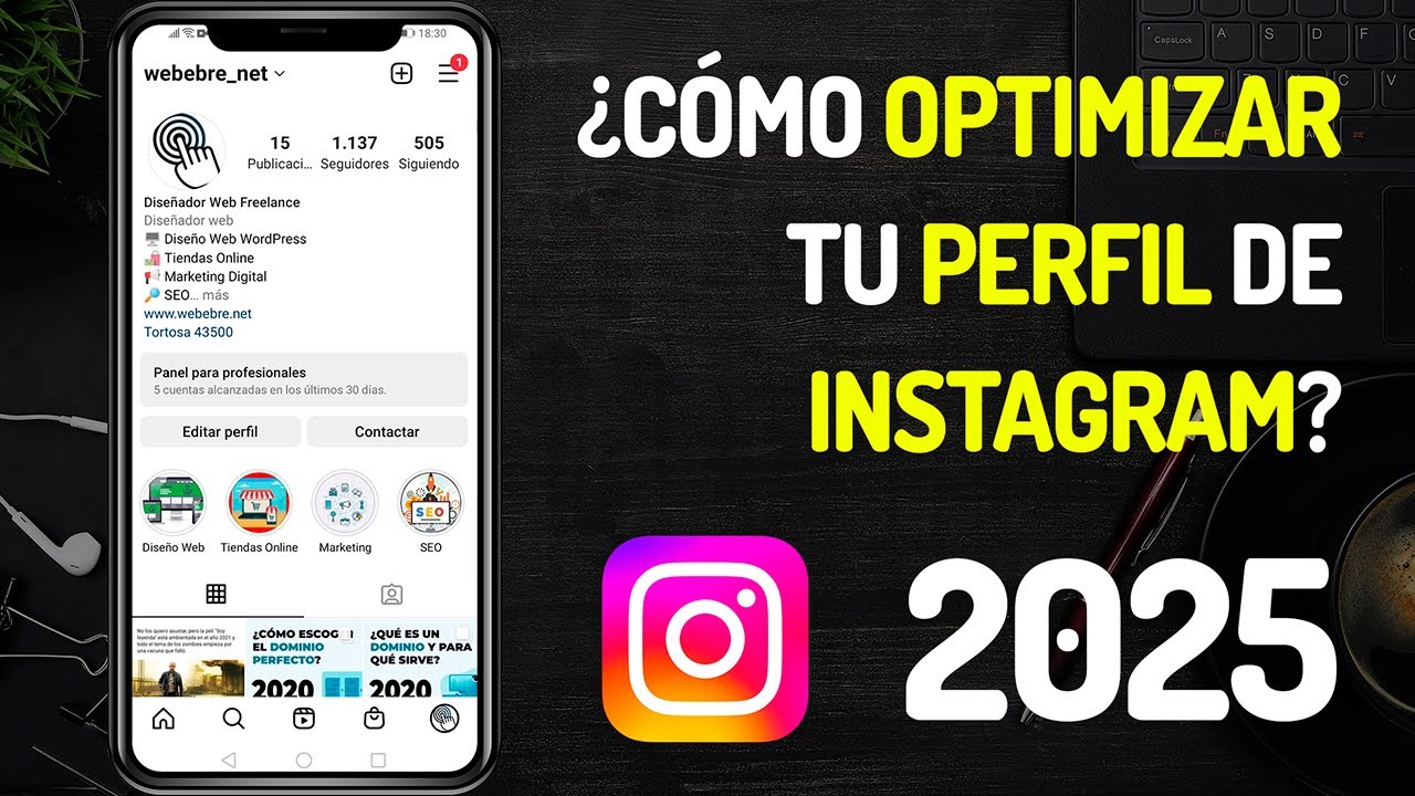 Cómo Editar tu Perfil de Instagram 📷 Cómo Optimizar la Biografía para ...