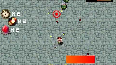 Clickteam Fusion mockup  2D top down shooter level 1