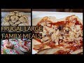 LARGE FAMILY FULL DAY OF FRUGAL MEALS | COOKING FROM SCRATCH