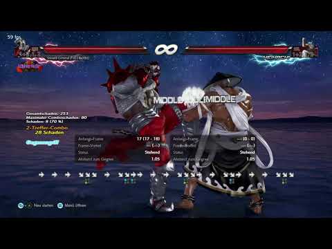 Tekken 7 Armor King DF3 80 DAMAGE! Easy combo