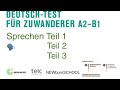 German Speaking Test Level B1 DTZ, Sich vorstellen, Bildbeschreibung und Gemeinsam etwas planen