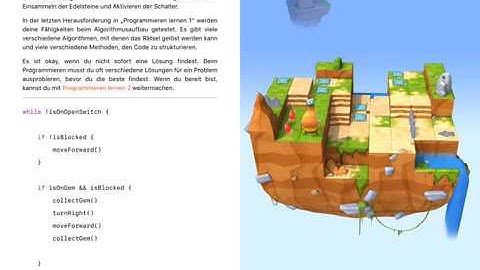 Swift Playground roll right, roll left (German)