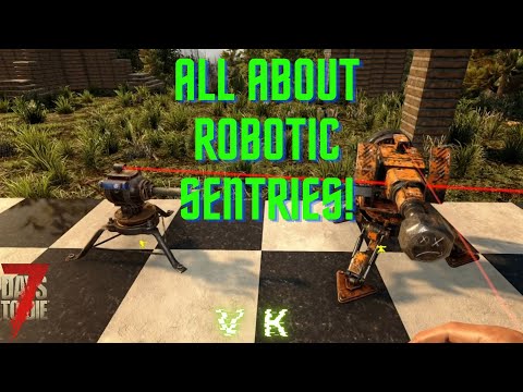 7 Days to Die, How to use Robotic Turrets and Robotic Sledges