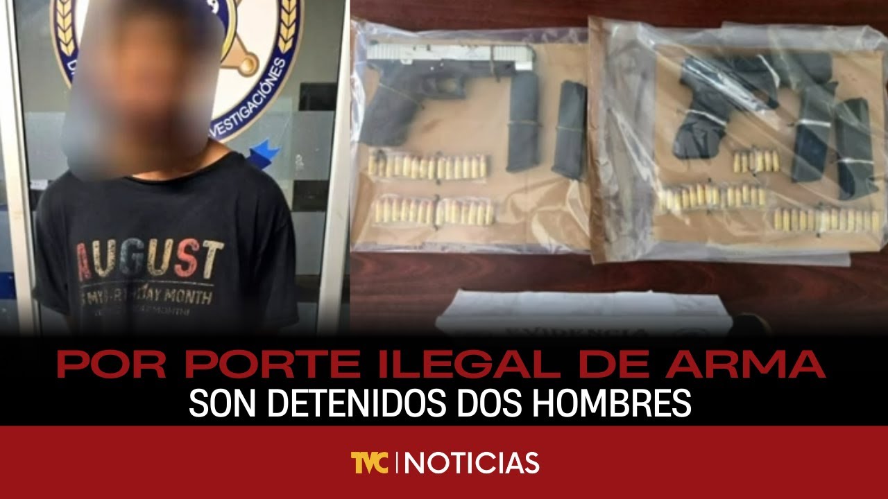 Por porte ilegal de arma de fuego son detenidos dos hombres en San Juan Pueblo