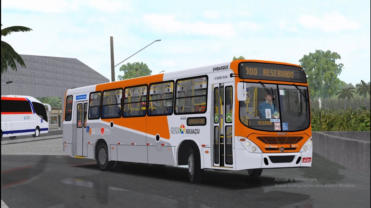 🔵[OMSI 2] CHUVA FORTE !! Marcopolo Torino 2007 MB OF-1519 | padrão TSA (RJ)