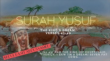 Abdul Basit Abdussamed amazing Surah Yusuf - The King's Dream