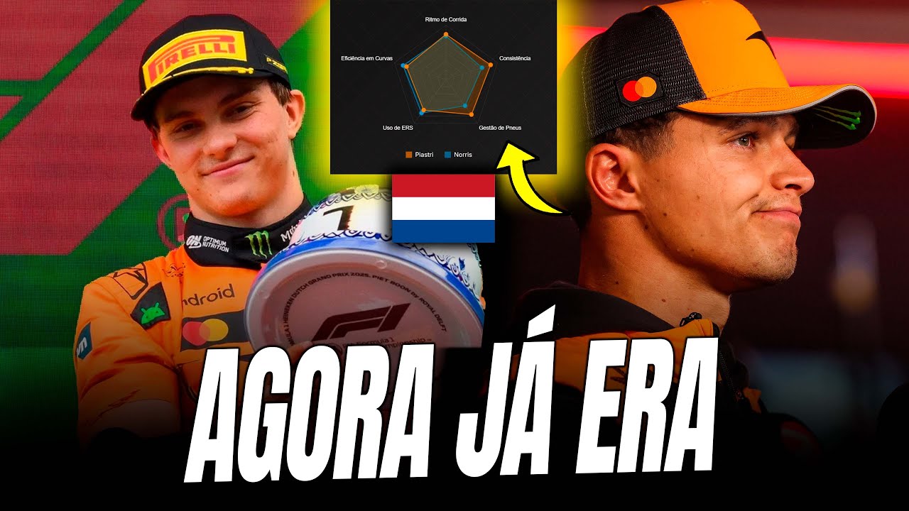 Nocaute Na F1! Dados Mostram Norris Com Ritmo Forte, Mas Abandono No Gp Da Holanda É Golpe Duro