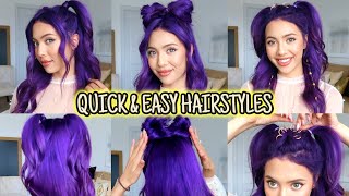 HOW TO TUTORIAL: 3 DIY INSTAGRAM HAIRSTYLES | (PIG TAILS, SPACE BUNS, BRAIDS HAIR HACKS) | MIANA