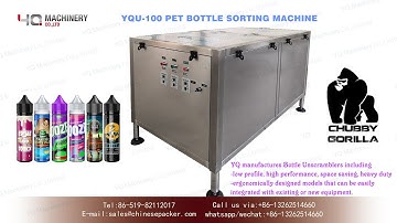 plastic bottle scrambler for chubby gorilla|e liquid bottle orientation system factory