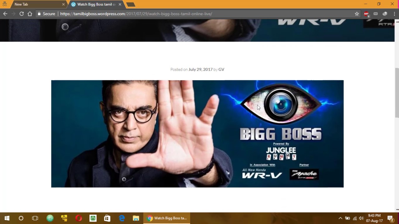 bigg boss tamil live streaming online