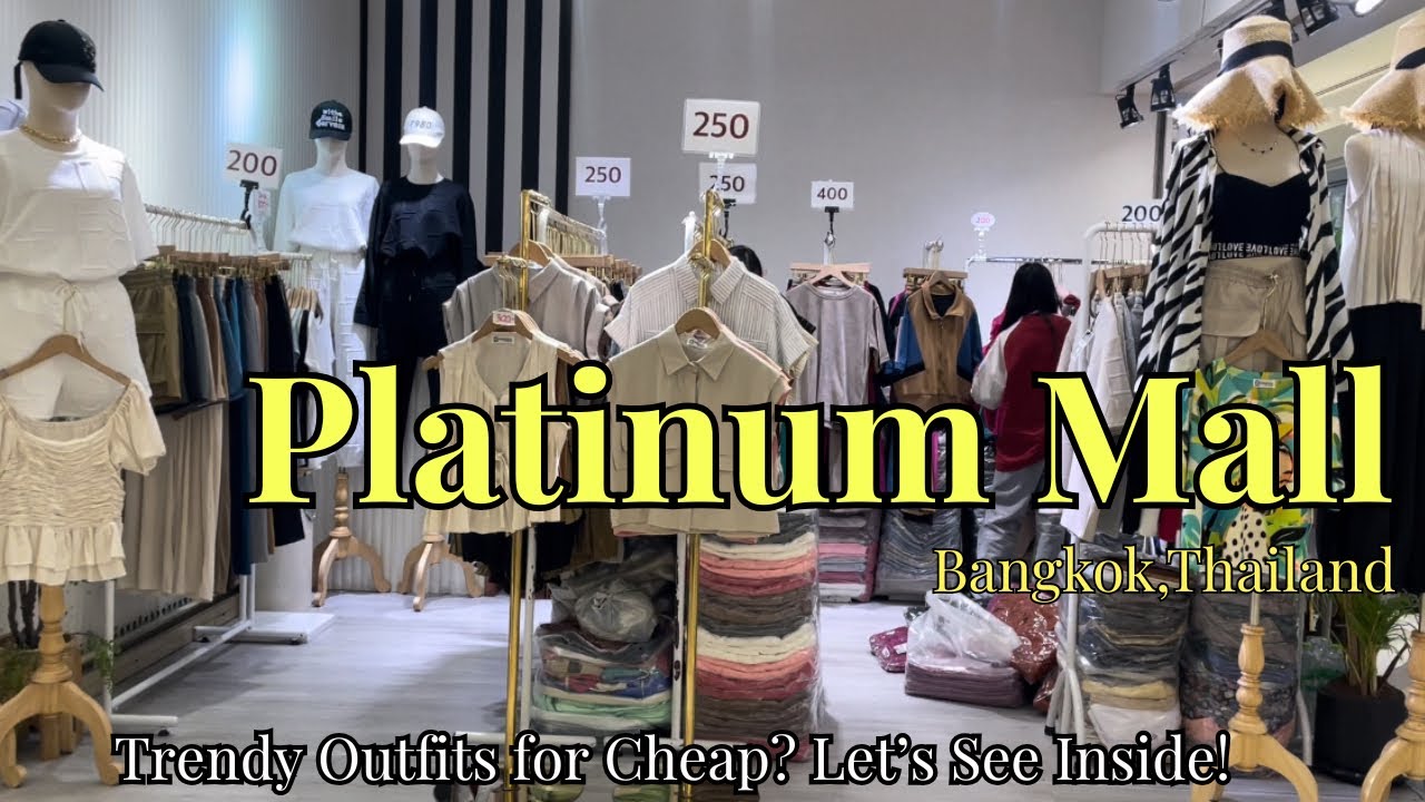 Inside Platinum Mall Bangkok  