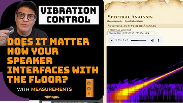 Vibration Control - Does It Matter What You Put Under Your Speakers - Measurements, Experiments, etc