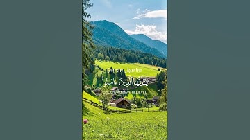 إِنَّ ٱللَّهَ وَمَلَـٰۤىِٕكَتَهُۥ یُصَلُّونَ عَلَى ٱلنَّبِیِّۚ #quran #المصحف #ياسر_الدوسري #سورة