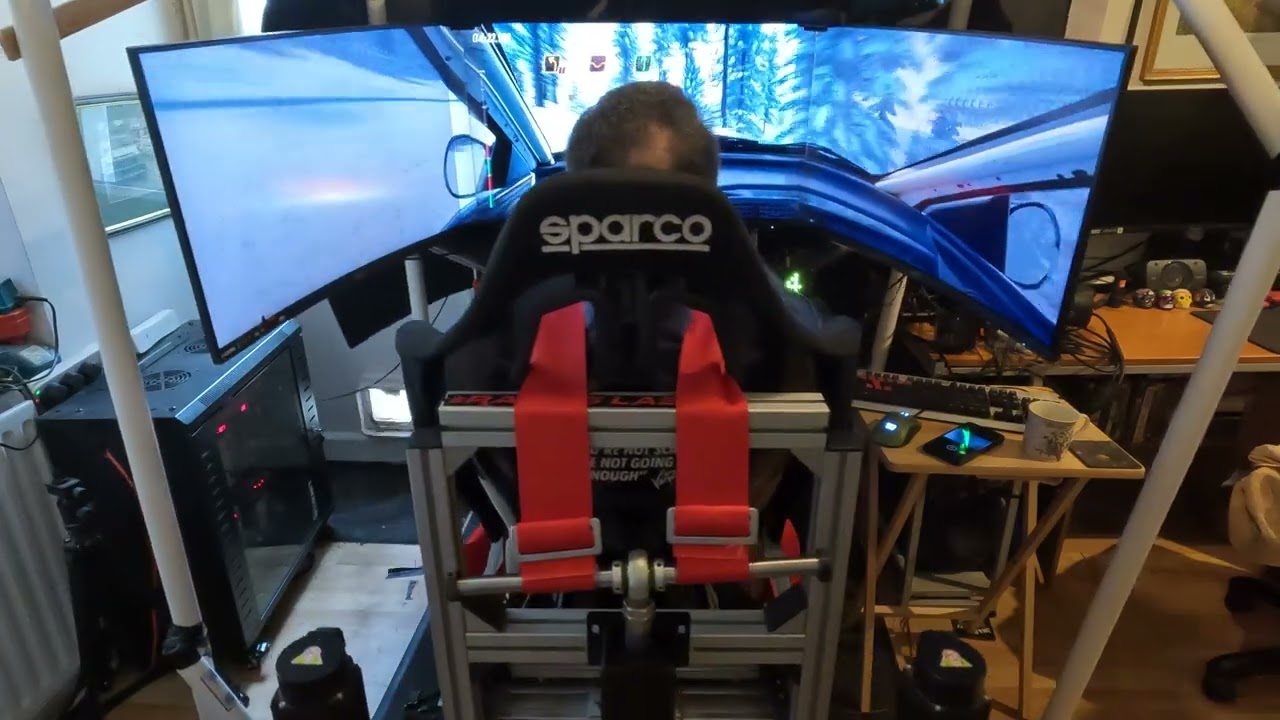 Eracing lab rs mega ultimate 7dof rig in Sweden dirt2.0 in Subaru Impreza