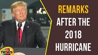 President Trump Delivers Remarks After The 2018 Hurricane Briefing At Fema Hq Mango News