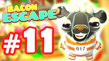 Bacon Escape - Gameplay Walkthrough Part 11 - Prisoner 617 with Neptunes Pearl Level 15 ( iOS )