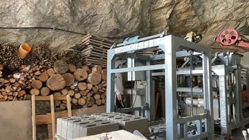 QT4-25PLC-A hollow block machine | brick machine #blockmachine #cementbricks #brickmachine #canmax