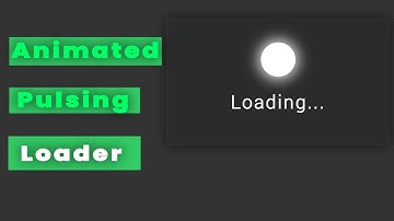 Designing an Elegant Pulsing Loader Through CSS Animation | Easy