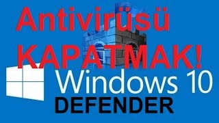 Windows Defender Kapatma 2021 (Çözüldü) Eğitim Videosu