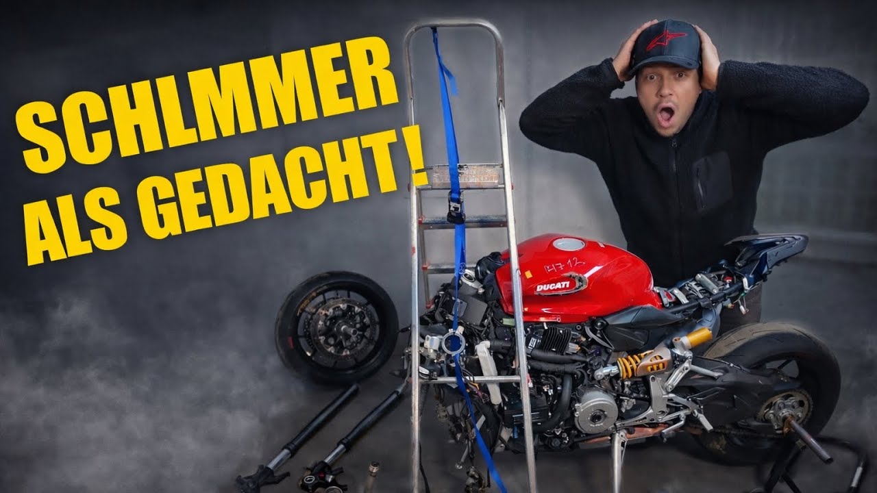 Wiederaufbau einer verunfallten Ducati Panigale v2 2024 - Folge 2
