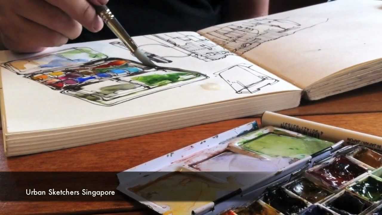 Don Low - Sketching (Pen and wash)