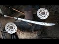 SWORD MAKING / HOW TO MAKE AN ANCIENT KHMER SWORD FROM DISC BRAKE (Dao Khmer)