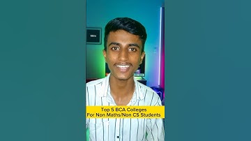 Top 5 BCA Colleges for Non maths students #delhi