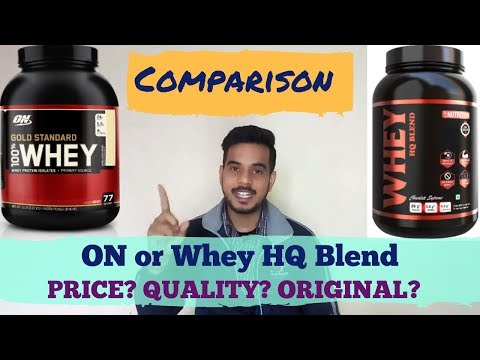 On Gold Standard vs. Whey HQ Blend || ON vs. GM Nutrition || GTents Mann