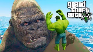 КИНГ КОНГ РАЗДАВИЛ ХАЛКА ЖИЗНЬ СУПЕРГЕРОЕВ В ГТА 5 МОДЫ! ОБЗОР МОДА ГТА 5 GTA 5 ВИДЕО ДЛЯ ДЕТЕЙ ГТА КИНГ КОНГ РАЗДАВИЛ ХАЛКА ЖИЗНЬ СУПЕРГЕРОЕВ В ГТА 5 МОДЫ! ОБЗОР МОДА ГТА 5 GTA 5 ВИДЕО ДЛЯ ДЕТЕЙ ГТА