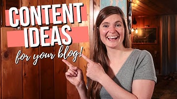 CONTENT IDEAS FOR YOUR BLOG // How To Come Up With Engaging Blog Post Ideas For Your Audience