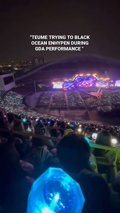 'TEUME BLACK OCEAN ENHYPEN GDA' MEANWHILE TEUME.... #treasure #enhypen #fancam #gda #blackocean