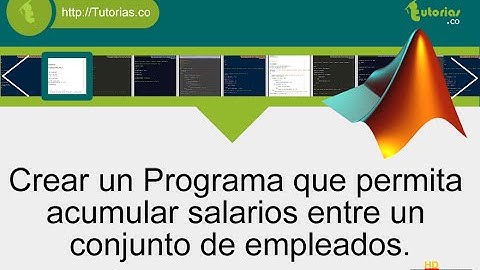 ciclo for – matLab (acumulador de salarios)